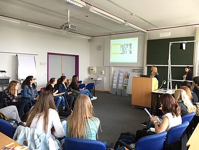 Die Girls’Day Akademie beim Einführungsvortrag
