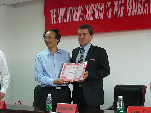 Verleihung der Berufungsurkunde an Prof. Dr. Brautsch
