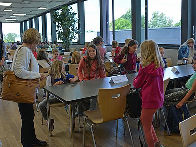 Mittagessen in der Mensa