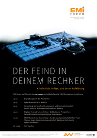 Plakat EMI-Forum: Der Feind in deinem Rechner
