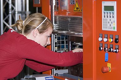Praktikum an der Laborpresse