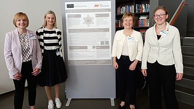 Das Team der Ostbayerischen Technischen Hochschulen Amberg-Weiden und Regensburg stellte ihren Forschungsimpuls zur Messbarkeit von Nachhaltigkeitszielen bei den Statistiktagen vor