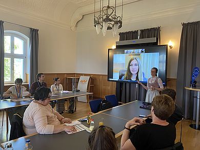 Die OTH Amberg-Weiden stellte das Projekt INTERADIS vor, ein erfolgreiches internationales Projekt, an dem sich die Hochschule beteiligt