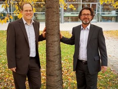 Prof. Dr.-Ing. Dominikus Heckmann und Prof. Dr. Dieter Meiller