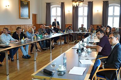 Die Präsentation stießen auf großes Interesse.