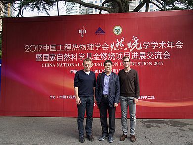 Prof. Markus Brautsch, Prof. Sun Ping, Raphael Lechner 