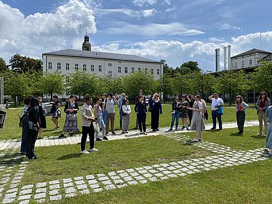 Teil des Programms war auch ein Besuch auf dem OTH-Campus in Amberg