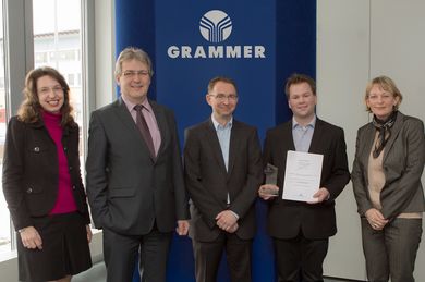 Zum achten Mal ist am 14. Februar 2013 der Georg-Grammer-Förderpeis verliehen worden. Diesjähriger Preisträger ist der 23-jährige Benedikt Lippert. Bei einer feierlichen Preisverleihung in der Konzernzentrale übergab Manfred Pretscher, Vorstandsmitgl