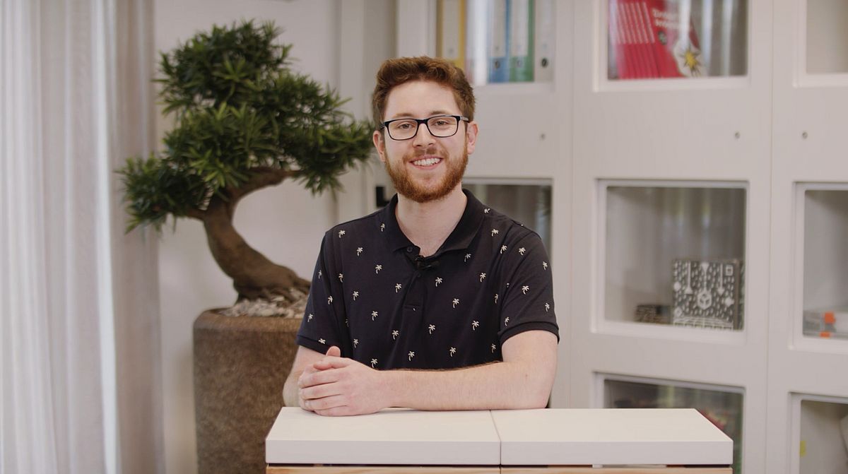 Videotestimonial von Max Kaiser, Student