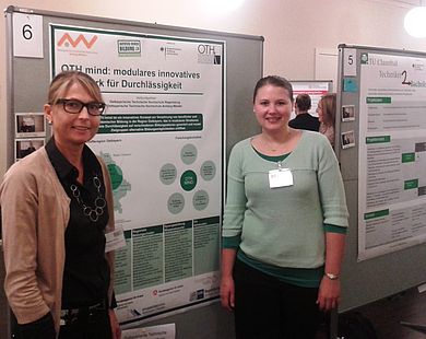 Elisabeth Fichtner (Qualitätsmanagement) und Dr. Carolin Hagl (Studien- und Career Service)