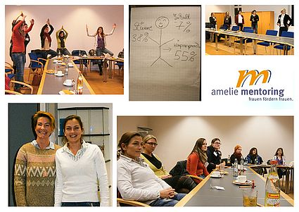 Mit einem ersten Treffen unter dem Gesichtspunkt „Nonverbale Kommunikation“ begann am Montag, 03. Dezember 2012, der erste von drei Coachingabenden, zu dem die Mentorinnen und Mentees des Mentoring-Programms „amelie“ eingeladen waren.