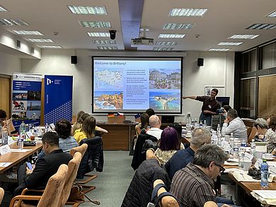 Die Staff Week startete am Montag an der Universität in Pilsen