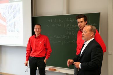 Markus Beringer, Daniel Wartenfelser und Prof. Dr. Bernt Mayer