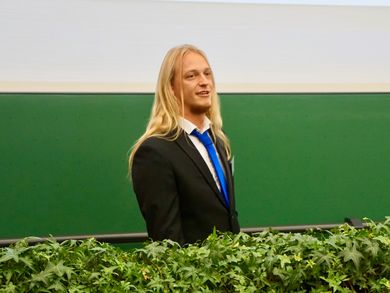 Sebastian Ulrich, Leiter der E-Technik und Hüter der Stromtierchen