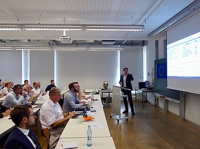 Dr. Piotr Klonowicz berichtet von seinen Forschungsarbeiten am Institute of Fluid Flow  Machinery/Gdansk