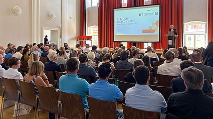 Hochschulpräsident Prof. Dr. Clemens Bulitta sprach bei der Konferenz Hospital Engineerin Trends