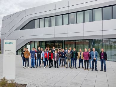 Gruppenfoto bei Siemens