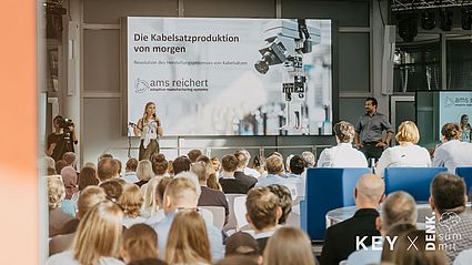 Der Pitch-Wettbewerb vielversprechender Start-ups aus der Region war ein Highlight des DENK.summits 2024