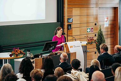 Begrüßung im Hörsaal