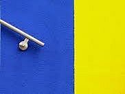 zweifarbige Wand