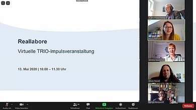 Bildschirmaufnahme von Workshop