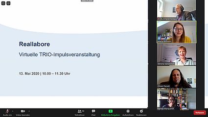 Bildschirmaufnahme von Workshop