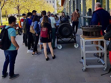 Besuch des Turbinen-Labors am Campus in Amberg