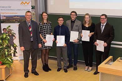 Absolventinnen und Absolventen des Studiengangs Umwelttechnik