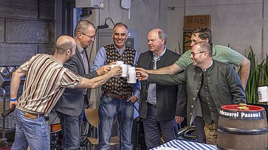 Auch Professoren und die Hochschulleitung nahm an der Veranstaltung teil
