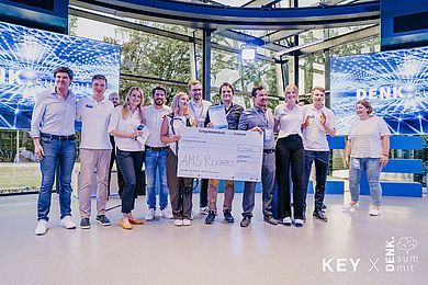 Mit ams reichert gewann eine Startup mit Hochschulbackground den 2. Platz im Pitch-Wettbewerb