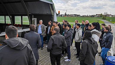 Ergebnispräsentation am Flugplatz Schmidgaden