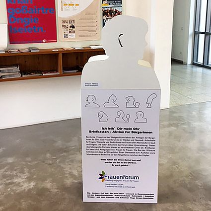 Die Skulptur der Bundeskanzlerin 