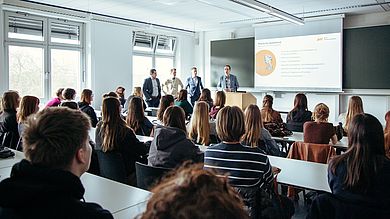 Auch die Vorstellungen der einzelnen Studiengänge waren gut besucht