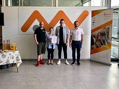 MyBag wurde für den besten Pitch geehrt. 
