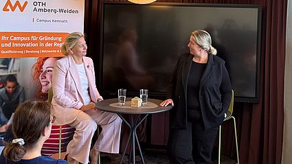 Zwei Unternehmerinnen sprachen über ihre berufliche Leidenschaft, aber auch über Herausforderungen als Chefinnen