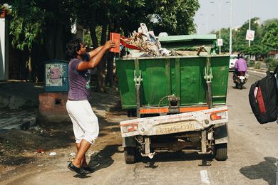 Mülltrennung in Indien