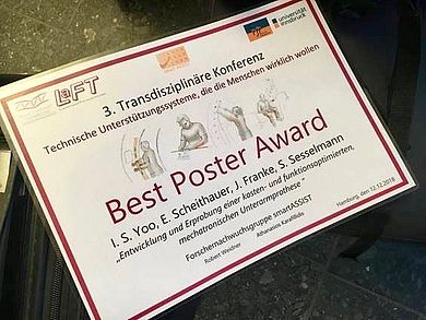 Mit Brief und Siegel: der Best Poster Award