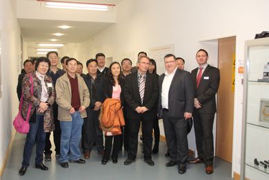 Chinesische Delegation zu Besuch an der OTH in Amberg