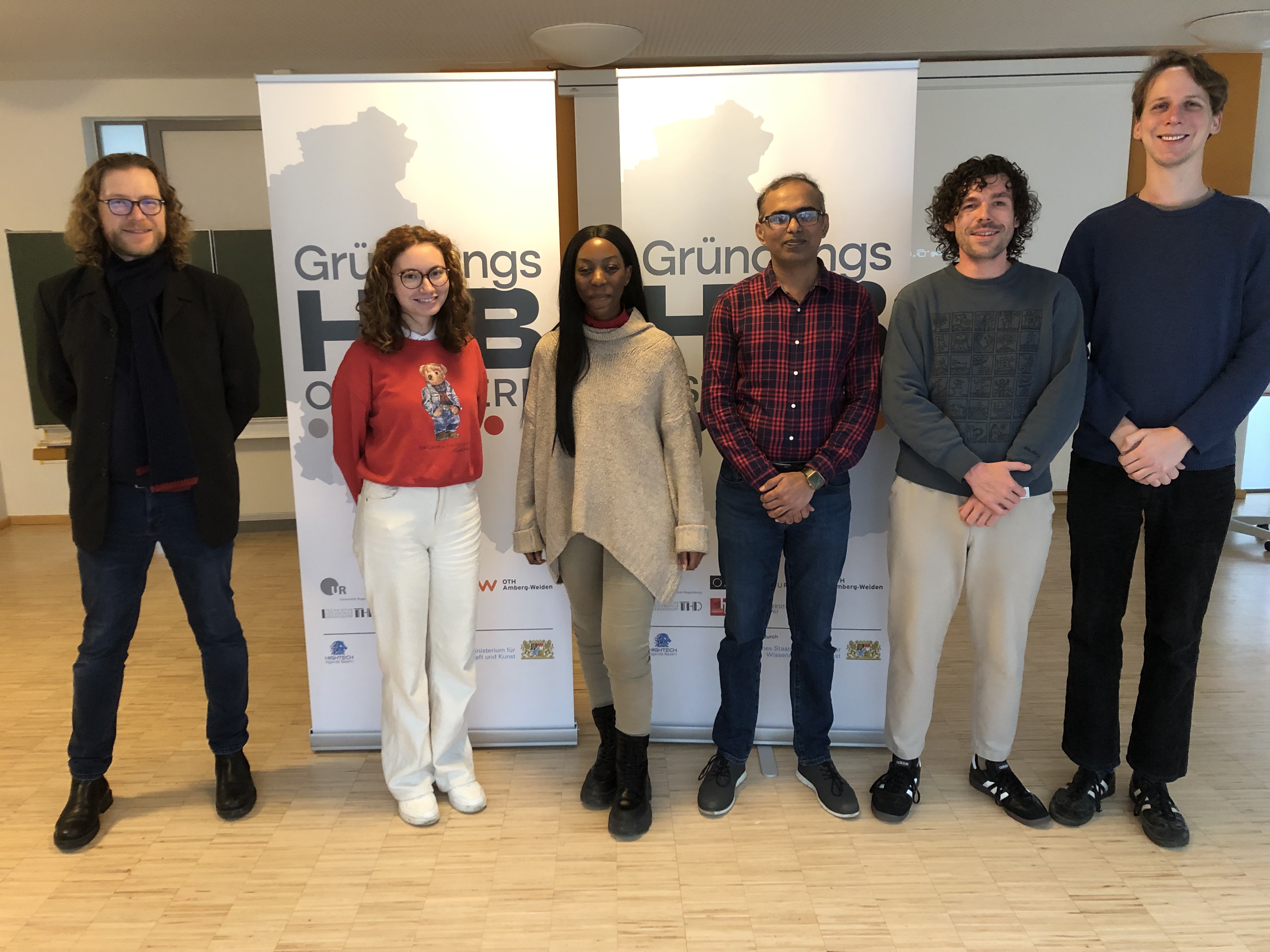 Von der OTH Amberg-Weiden nahmen mehrere Gründerteam an dem Bootcamp teil