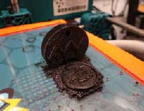 Druckergebnis des Fabbster 3D-Druckers