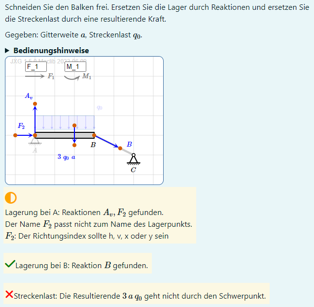 Eindruck vom reichhaltigen adaptiven Feedback bei interaktiven Freischnittaufgaben Eindruck vom reichhaltigen adaptiven Feedback bei interaktiven Freischnittaufgaben