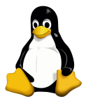Das Linux-Maskottchen Tux (von Larry Ewing)